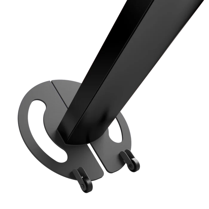 Black Freestanding Sign Base | T Series Wheels