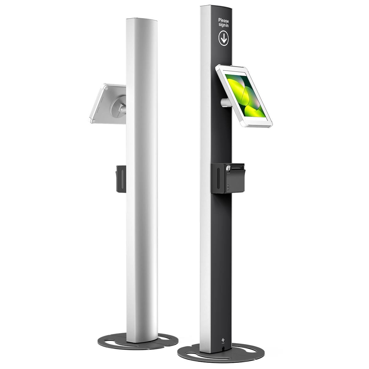 Digital Kiosk and Hand Sanitizer Displays | T15 Ticket Hero White - Sprocket
