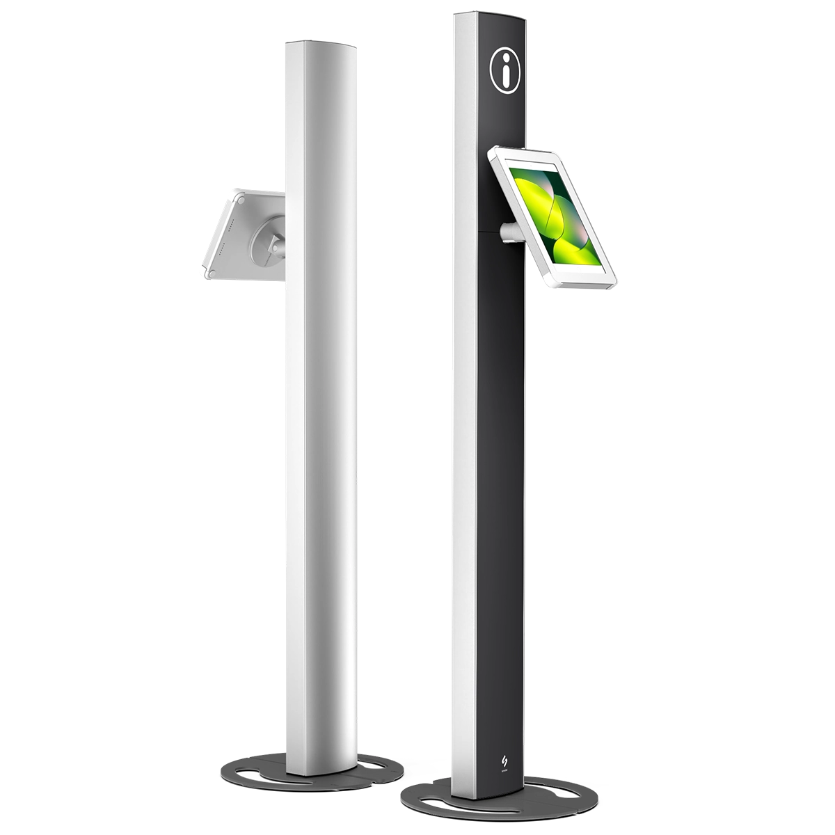 Black and Silver Information Tablet Kiosks | Sprocket