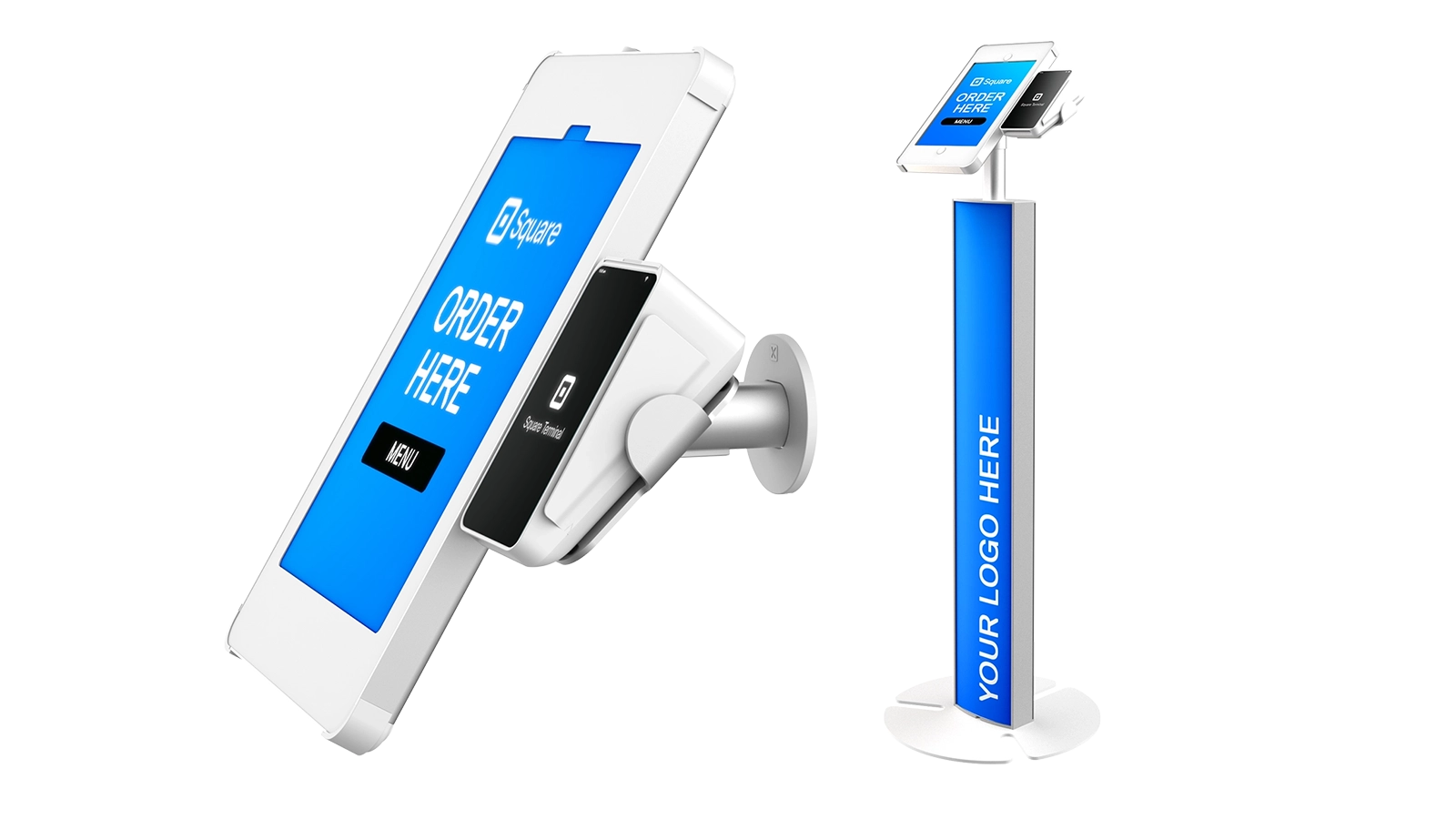 Self-Service Kiosk with Tablet and Square Payment Terminal | POS-Comp - Sprocket