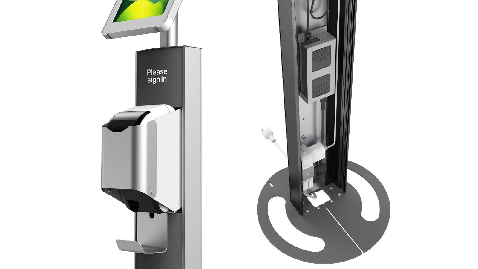 Modular Kiosk with Hand Sanitizer | T10 Comp