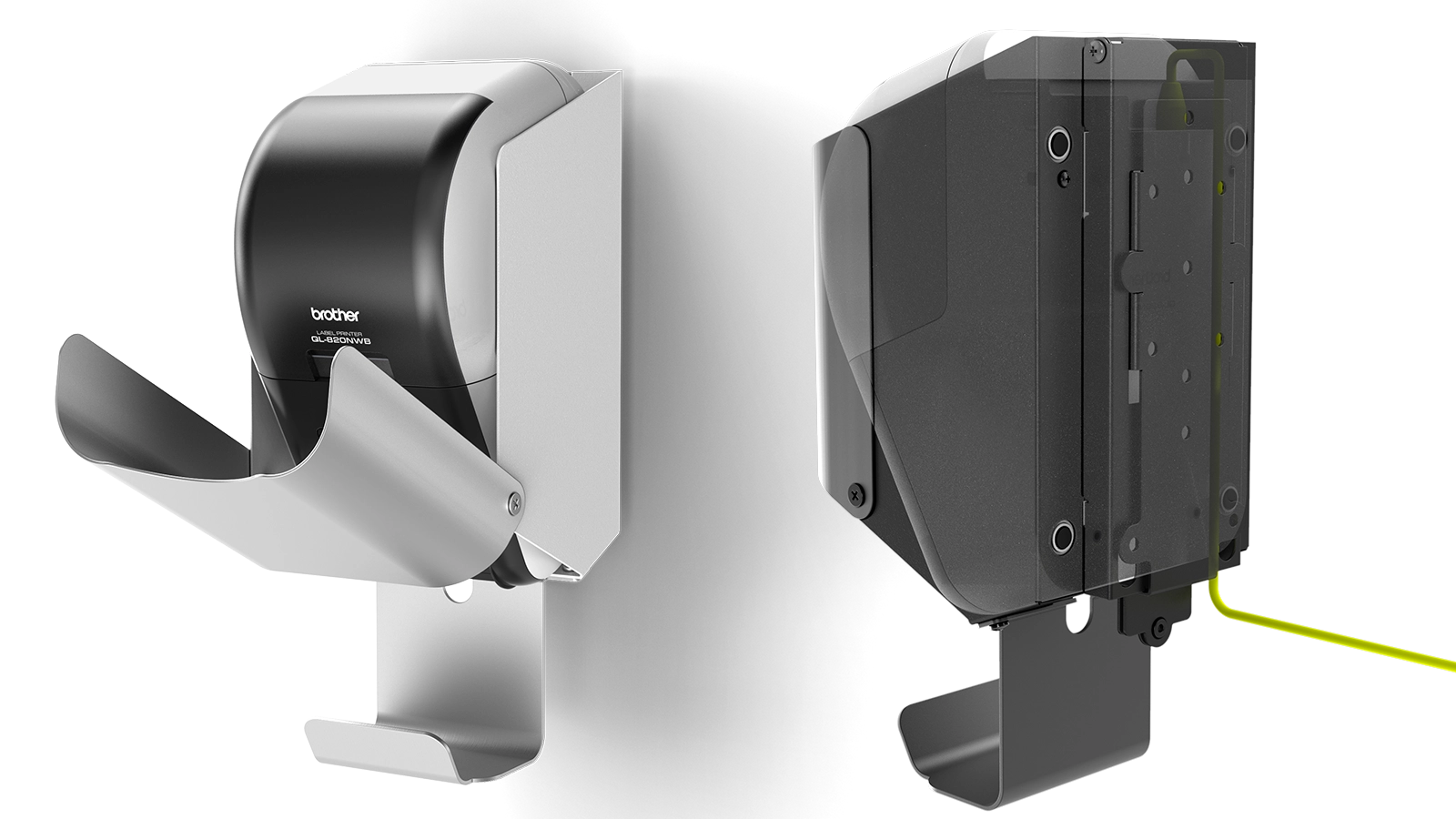 Wall-Mounted Printer with Clear Cover | X-Wall Cable - Sprocket